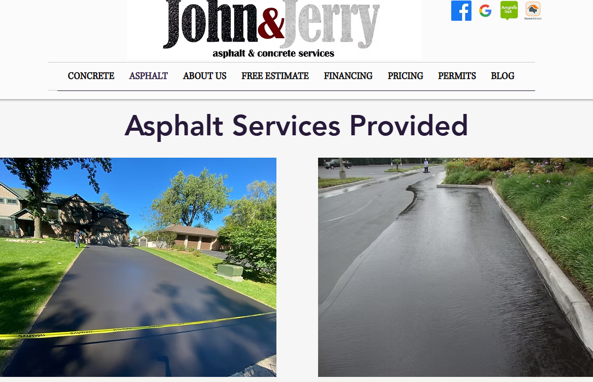 Asphalt & Concrete Website